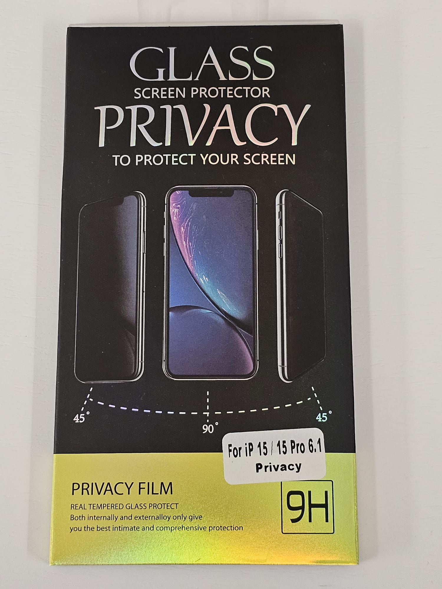 Apple iPhone 15 Pro Screen Protector - Privacy Lite