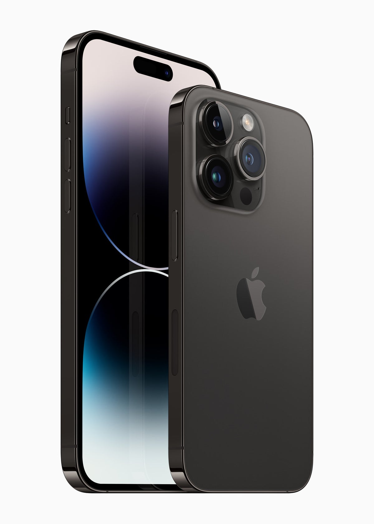 iPhone 14 Pro – space black finish, rear triple camera
