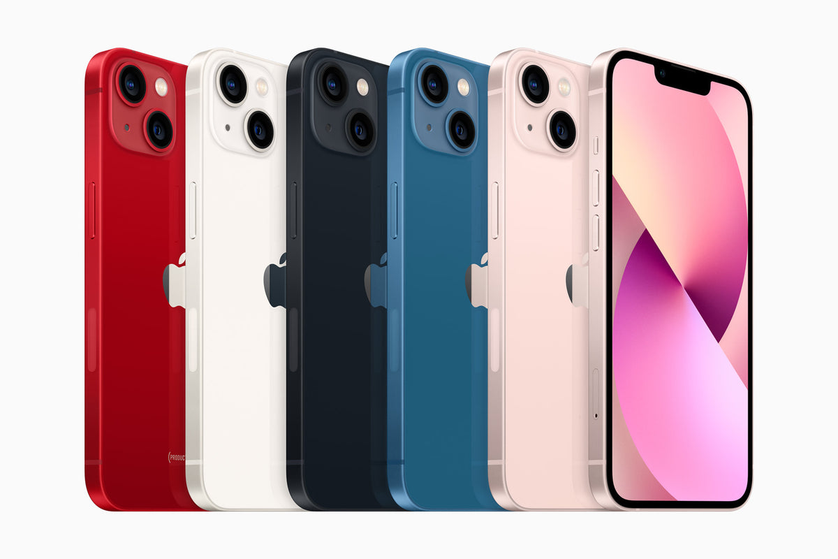 iPhone 13 – five color lineup